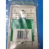 Ortronics OR-40300548, frontalino TracJack, bianco nebbia, 2 porte