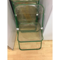 Set di 4 sedie Plia vintage verdi di Giancarlo Piretti per Anonima Castelli, anni '60 USATO