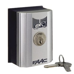 Selettore a chiave FAAC T10E da parete cancello automatico scorrevole 401019007