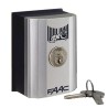 Selettore a chiave FAAC T10E da parete cancello automatico scorrevole 401019007