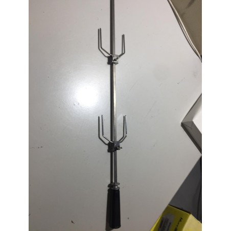 SPIEDO COMPLETO DI FORCHE C00137885 PER FORNO ARISTON INDESIT WHIRLPOOL SCHOLTES