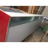 bancone bar ristorante con piano in acciaio senza frigo usato
