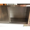 PENSILE IN ACCIAIO INOX PORTE SCORREVOLI CON 1 RIPIANO USATO