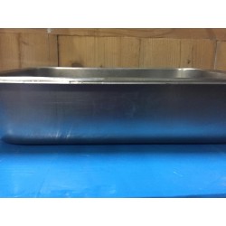 VASCHETTA PER GELATO IN ACCIAIO INOX 360X250XH80MM 5LT USATO