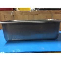 VASCHETTA GELATO IN ACCIAIO INOX 360X165XH110 MM 5LT USATO