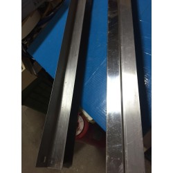 COPPIA GUIDE PER GRIGLIE INOX 600X65 MM USATO