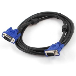 Cavo Video VGA M/M Monitor Pc DVR NVR Proiettore Led 1,5 Mt