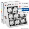 V-TAC PRO VT-2-36 FARETTO LED SMD 36W DA INCASSO QUADRATO 12° CRI≥90 CHIP SAMSUN