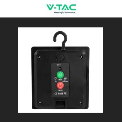 V-TAC VT-2835 STRISCIA LED 6W SMD 60 LED PANNELLO SOLARE E TELECOMANDO