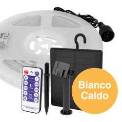 V-TAC VT-2835 STRISCIA LED 6W SMD 60 LED PANNELLO SOLARE E TELECOMANDO