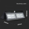 LAMPADA LED CON SENSORE E PANNELLO SOLARE V-TAC VT-767-7 7W IP65