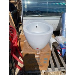 Bidet in ceramica monoforo sospeso ESEDRA