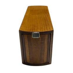 Cofanetto in legno con 4 mazzi di carte da Poker o Burraco Modiano