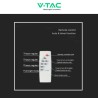 V-TAC VT-60W FARO LED FLOODLIGHT 20W IP65 COLORE BIANCO CON PANNELLO SOLARE E TELECOMANDO