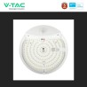 V-TAC PRO VT-81004 PLAFONIERA LED ROTONDA 15W SMD CHIP SAMSUNG SENSORE PIR MOVIMENTO CREPUSCOLARE IP44 COLORE BIANCO