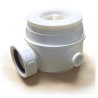 SIFONE PER PIATTO DOCCIA FORO Ø 40-14,5 CON TAPPO INOX