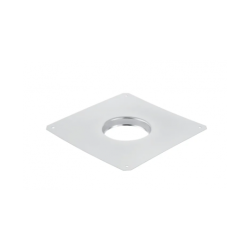 GEBERIT - BORDO PIATTO IN RAME STAGNATO 25X25 CM PER SIFONE A PAVIMENTO 388.123.24.1 con coperchio di protezione