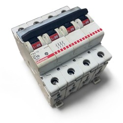 interruttore magnetotermico modulare quadripolare BTicino F84/10 C10 400V
