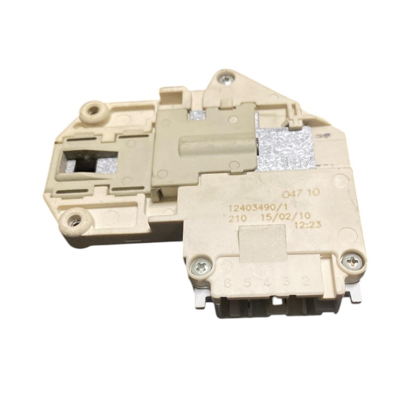 BLOCCAPORTA 12403490/1 PER LAVATRICE ELECTROLUX / AEG ORIGINALE