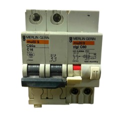 Merlin Gerin Interruttore Automatico Magnetotermico Multi 9 C60a, 400V Differenziale Vigi C60