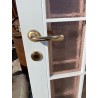 Porta interna bianca con pannelli a vetro 80X210 cm