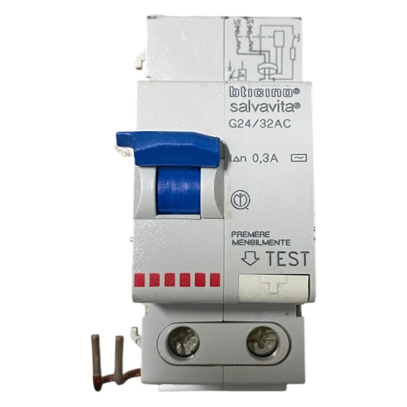 Modulo differenziale BTicino Salvavita G24/32AC 0,3A