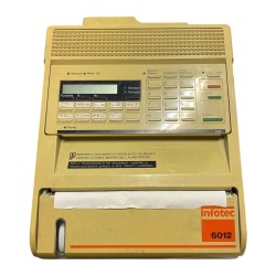 fax vintage marca Infotec modello 6012 con carta termica