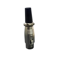 CONNETTORE PRESA XLR 3 POLI FEMMINA F VOLANTE 433330751 MELCHIONI