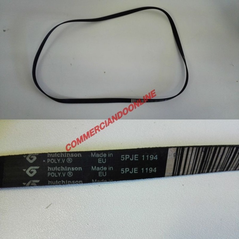CINGHIA COD. 5PJE 1194 PER LAVATRICE ARISTON ARSL 108  usato agx