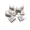 10 PZ. Condensatore in poliestere 0,01 µF 2.5% 160 V KP