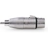 Nedis Adattatore XLR | RCA maschio - XLR femmina a 3 pin Metallo