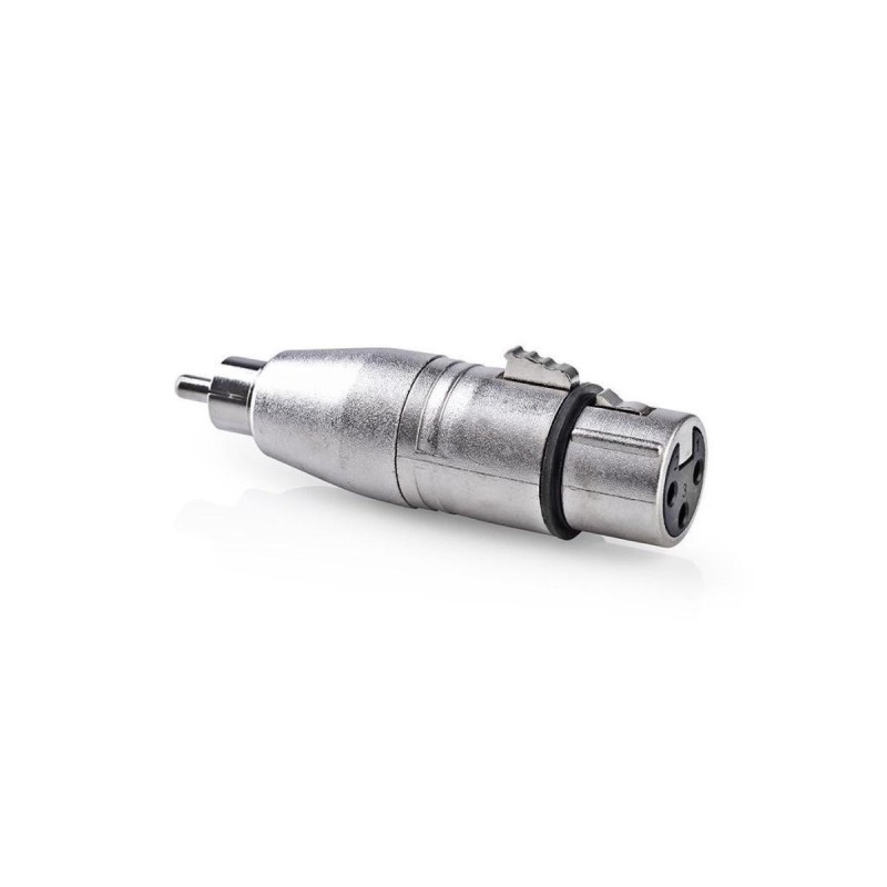 Nedis Adattatore XLR | RCA maschio - XLR femmina a 3 pin Metallo
