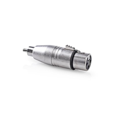 Nedis Adattatore XLR | RCA maschio - XLR femmina a 3 pin Metallo