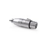 Nedis Adattatore XLR | RCA maschio - XLR femmina a 3 pin Metallo