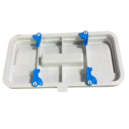 FILTRO ANTIGRASSO CON SUPPORTO PER ASCIUGATRICE ADATTO AI MODELLI ARISTON WHIRLPOOL INDESIT HOTPOINT C00280393