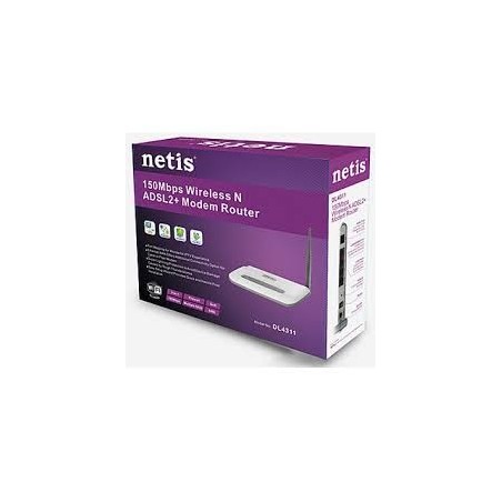 DL4311D - 150Mbps Wireless N ADSL2+ Modem Router con antenna staccabile