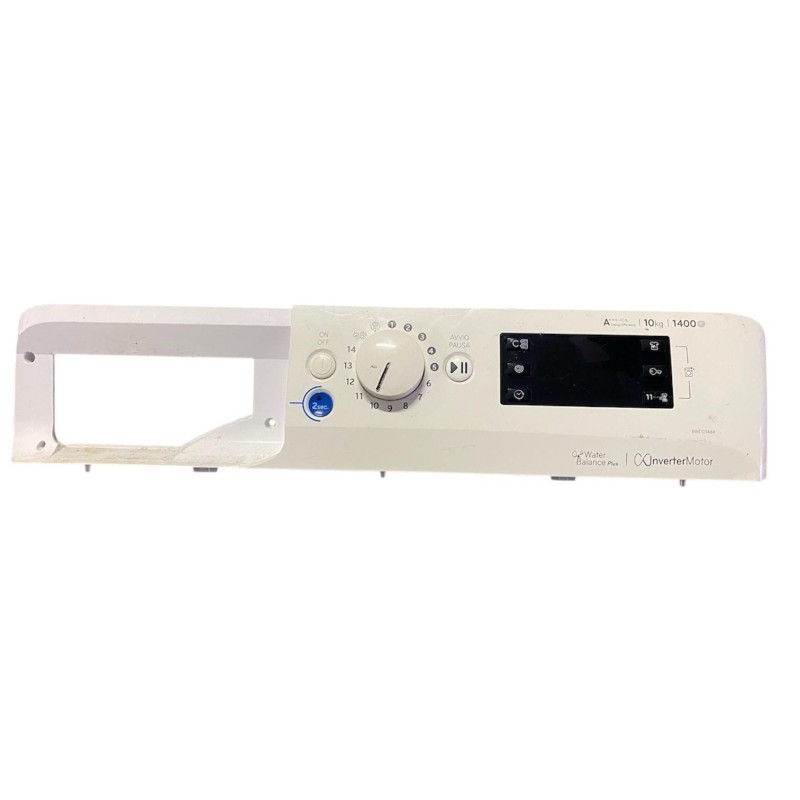MASCHERINA FRONTALE COMPRESA DI SCHEDA COD. 21026218901 PER LAVATRICE INDESIT BWE101484XWSSSIT
