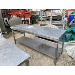 Tavolo Professionale ZANUSSI in Acciaio Inox