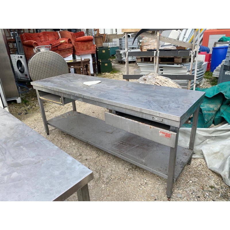Tavolo Professionale ZANUSSI in Acciaio Inox