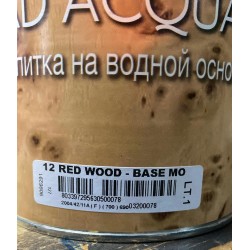 Impregnante ad Acqua Woody - Protettivo per Legno 1 Litro 12 Red Wood - Base MO