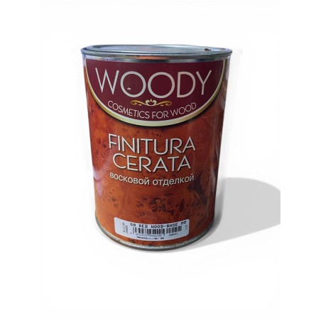 Woody Finitura Cerata Trattamento Protettivo Effetto Seta per Legno 60 RED WOOD