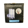 Soap Dispenser Doppio da Parete – Design Elegante per Bagno e Cucina
