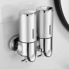 Soap Dispenser Doppio da Parete – Design Elegante per Bagno e Cucina