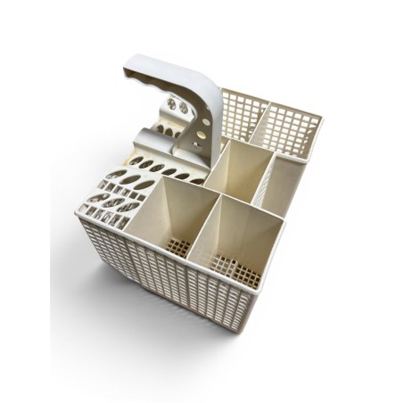 Cestello Portaposate Originale Whirlpool ADG 684/4 FK - Lavastoviglie Bianco con Maniglia