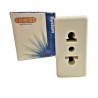 Gewiss System GW20212 - Presa Standard Euroamericano 2P+T 16A – Bianco