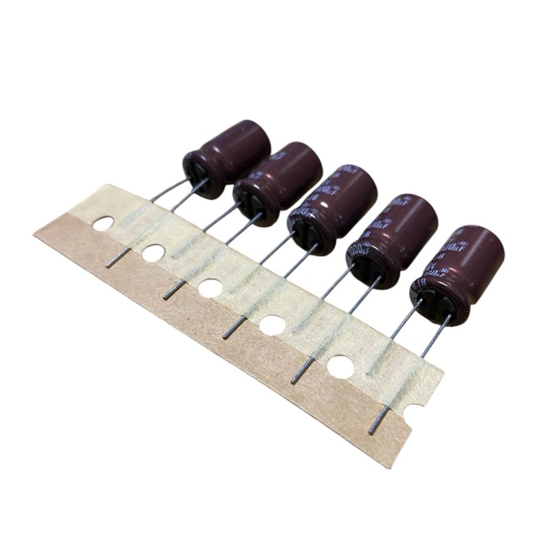 10x Condensatori Elettrolitici ELNA RJB 1000uF 10V 105°C