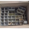 VASCHETTE PORTA MINUTERIE A 2 SCOMPARTI