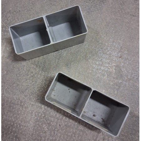 VASCHETTE PORTA MINUTERIE A 2 SCOMPARTI