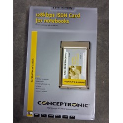 SCHEDA 128 KBPS PC- CARD ISDN CONCEPTRONIC  NUOVO