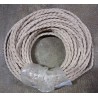 CAVO ELETTRICO A TTRECCIA 3 X 1,5 color avorio 1 METRO  NUOVO